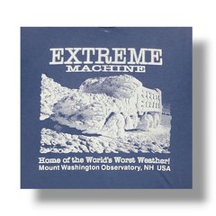 Vintage Extreme Machine Slate Blue Fruit Of The Loom T-Shirt Men’s M