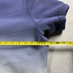 Vince Two Tone Shirt Men’s Size Large Blue Pullover Heavy Weight Casual #6A