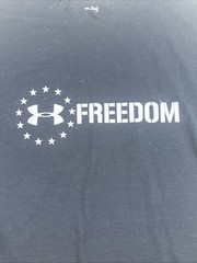 Under Armour Men’s Freedom Banner Flag Graphic T-Shirt Black Men’s 2XL