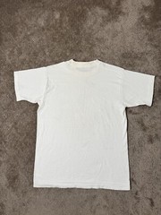 Rare Vintage Mens Tshirt 1996 Lander & Brock Music Rock Band white Size M