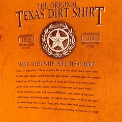 The Original Texas Dirt Shirt Hand Dyed By Texas Dirt Souvenir Tshirt – M