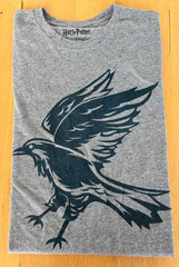 HARRY POTTER ~ RAVENCLAW ~ QUIDDITCH HOGWARTS 07 GRAY T-SHIRT ~ SIZE XL