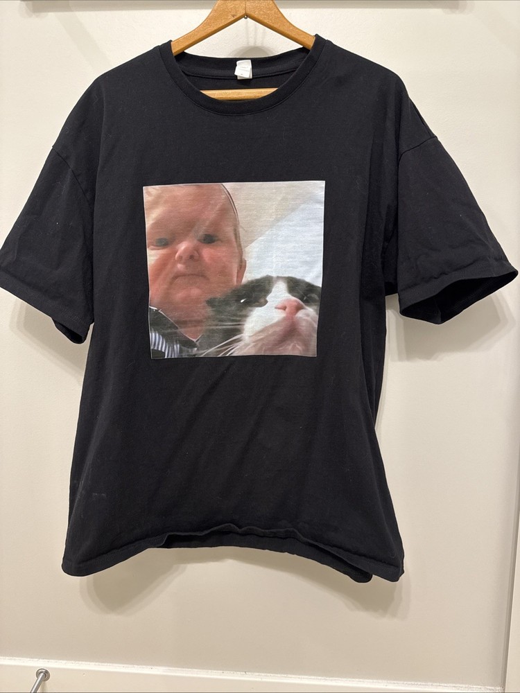 Hasbulla Magomedov Funny T-Shirt Cotton Tee Size XL – Viral Meme Shirt