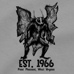 Mothman T Shirt Figure 1966 Prophecies West Virginia Supernatural Paranormal Tee