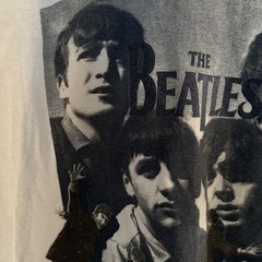 Vintage 1996 The Beatles T-Shirt Mens XL Music Rock Band Apple Promo 90s Tee