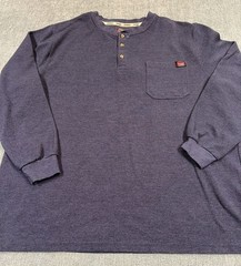 Wrangler Workwear Henley Long Sleeve Shirt 2XL