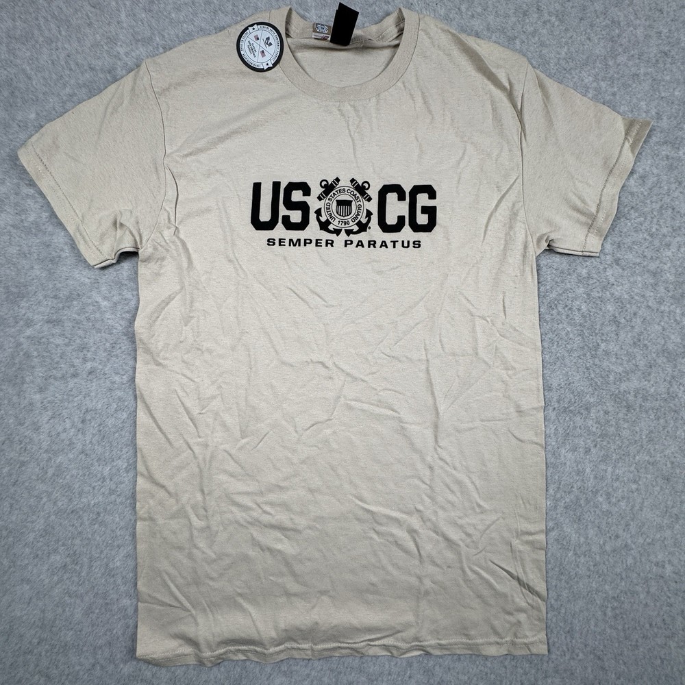 Coast Guard United States Coast Guard Semper Paratus USCG Military Tan XS