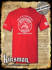 This Is My GUN PERMIT Don’t Tread On Me T-Shirt 2nd Amendment Rattlesnake 2A USA