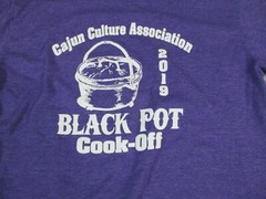 Solid Purple T-Shirt Men’s Cajun Culture White Logo No Tags Soft Material