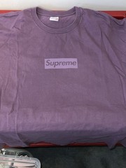 Supreme Tonals Box Logo T-Shirt Dusty Purple, Size XXL