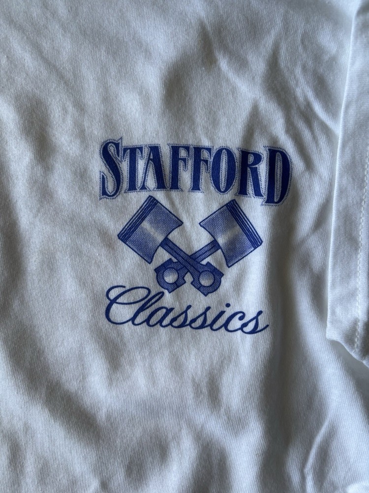 Stafford Classics Car Show T Shirt XL Hot Rod Classic Cars Stafford County