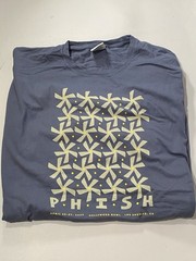 PHISH Authentic Dry Goods Spring 2025 Tour T-Shirt Hollywood Bowl Tee XXL Blue