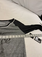 Sauce Hockey Shirt M Gray 1/2 Sleeve Poly Cotton Rayon Made USA NWT YGI O2-334