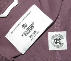 REIGNING CHAMP Plum Short Sleeve T Shirt Medium