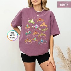 Fairytale Princess Inspired Crown Collection Graphic Shirt