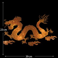 Fashion Trend Dragon Hot Diamonds Rhinestones Black Summer Luxury Men T-Shirt