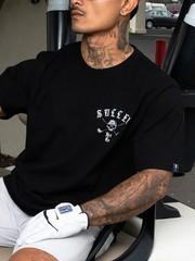 Sullen Men’s Nice Putt Short Sleeve Premium T-shirt Tattoo Girl Golfing Tee FORE