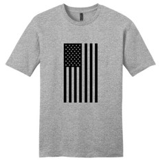 American Flag Silhouette T-Shirt – Unisex Patriotic Military July 4th Shirt