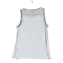 Banana Republic Shirt Mens Large White Sleeveless Tank Top Contrast Trim Jersey