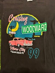 Woodward Dream Cruise 1999 Motor City Flashback Gildan Graphic T Shirt Sz S