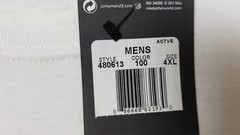 JORDAN XI RETRO 11 CONCORD SHIRT ICEY SOLES WHITE RARE NEW 480613-100 (SIZE 4XL)
