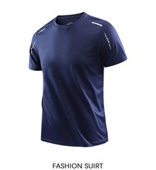 SlimFit CHRLCK Men’s Quick Dry Running T-Shirt Breathable Sports Gym Fitness Top