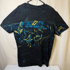 DEFCON DEF CON 27 All Over Print T-Shirt XL Black Graphic Tee