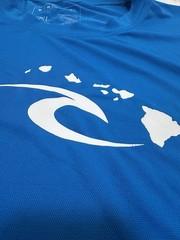 Rip Curl Hawaii XXL Blue Surf Shirt UPF 30 EUC