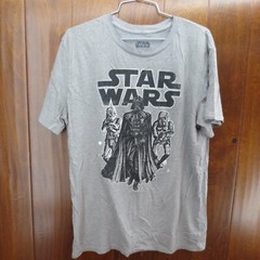 Gray Star Wars Darth Vader Storm Troopers Mens Shirt Size Large