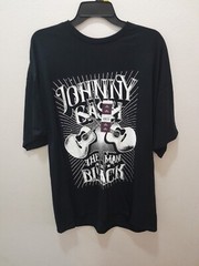 Mens Johnny Cash The Man In Black Tshirt Top Size 2XL 50-52 NWT