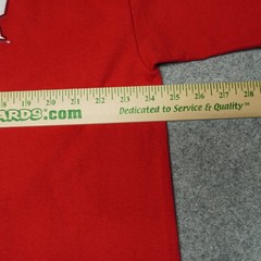 New Russell University of Wisconsin Men’s T-Shirt Red 2XL Cotton
