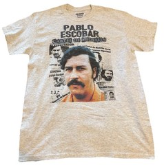 Gangster t-shirt Pablo Escobar Medellin Cartel mafia Mob Street hustle Medium
