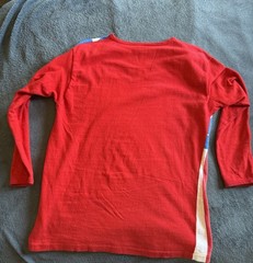Vintage American Flag Cotton Longsleeve Tee L 70s