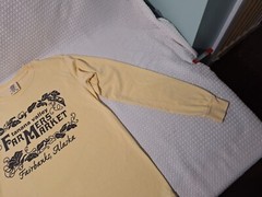 Fairbanks Alaska Farmers Market Souvenir Long Sleeve T-shirt Size S