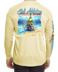 Salt Addiction t shirt Saltwater microfiber fishing long sleeve 50+ uv life