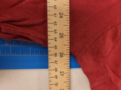 Austin Clothing Co Henley Shirt Men XXL Red Short Sleeve 100% Cotton Button Top