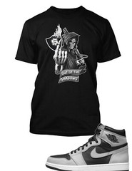 Halloween Graphic Skull Big Tall Mens Tee Shirt to Match J1 Shadow Reaper Shoe