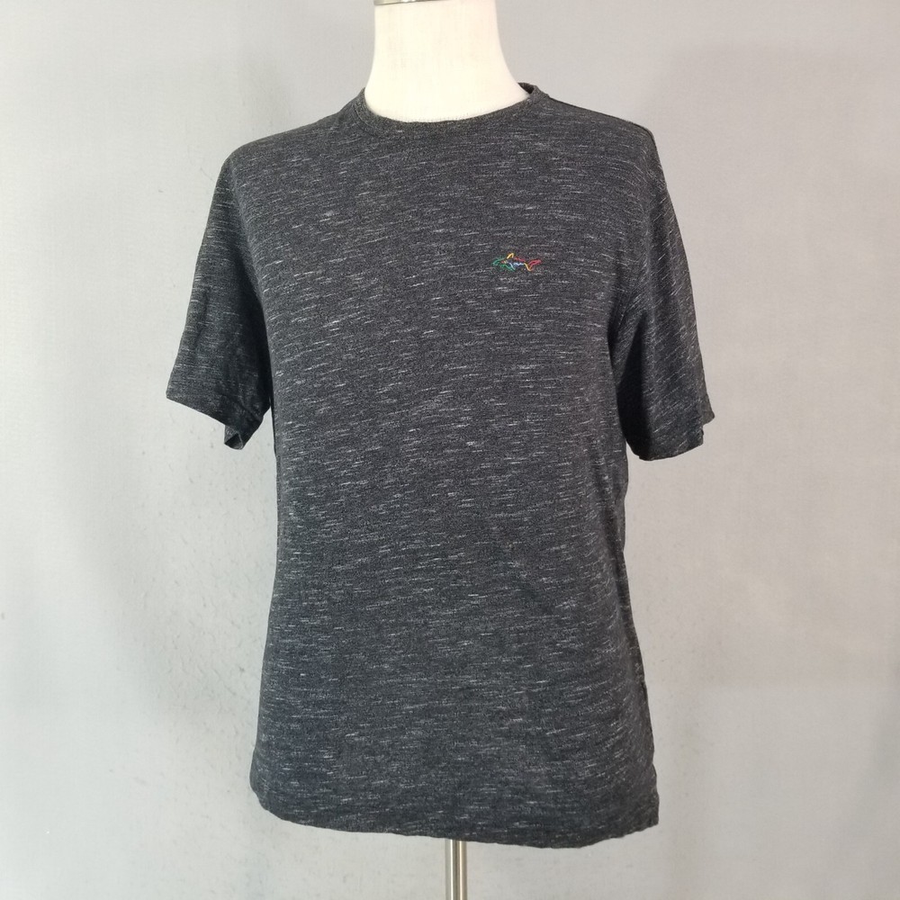 Greg Norman shirt men’s large black Heather short sleeve cotton