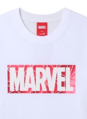 Marvel x TOPTEN 10 (Korea) Red Foil Marvel logo Mens T shirt Size : Medium
