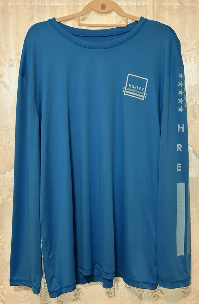Hurley Stretch T‑Shirt Poly Spandex Black Men’s XL