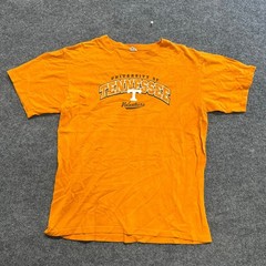 University of Tennessee T-Shirt Mens Size M Orange Volunteers Graphic Cotton Tee
