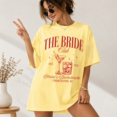 HOT Luxury Bachelorette Party Shirt Custom Text Bridal Crew Tee Gift SummerVibes