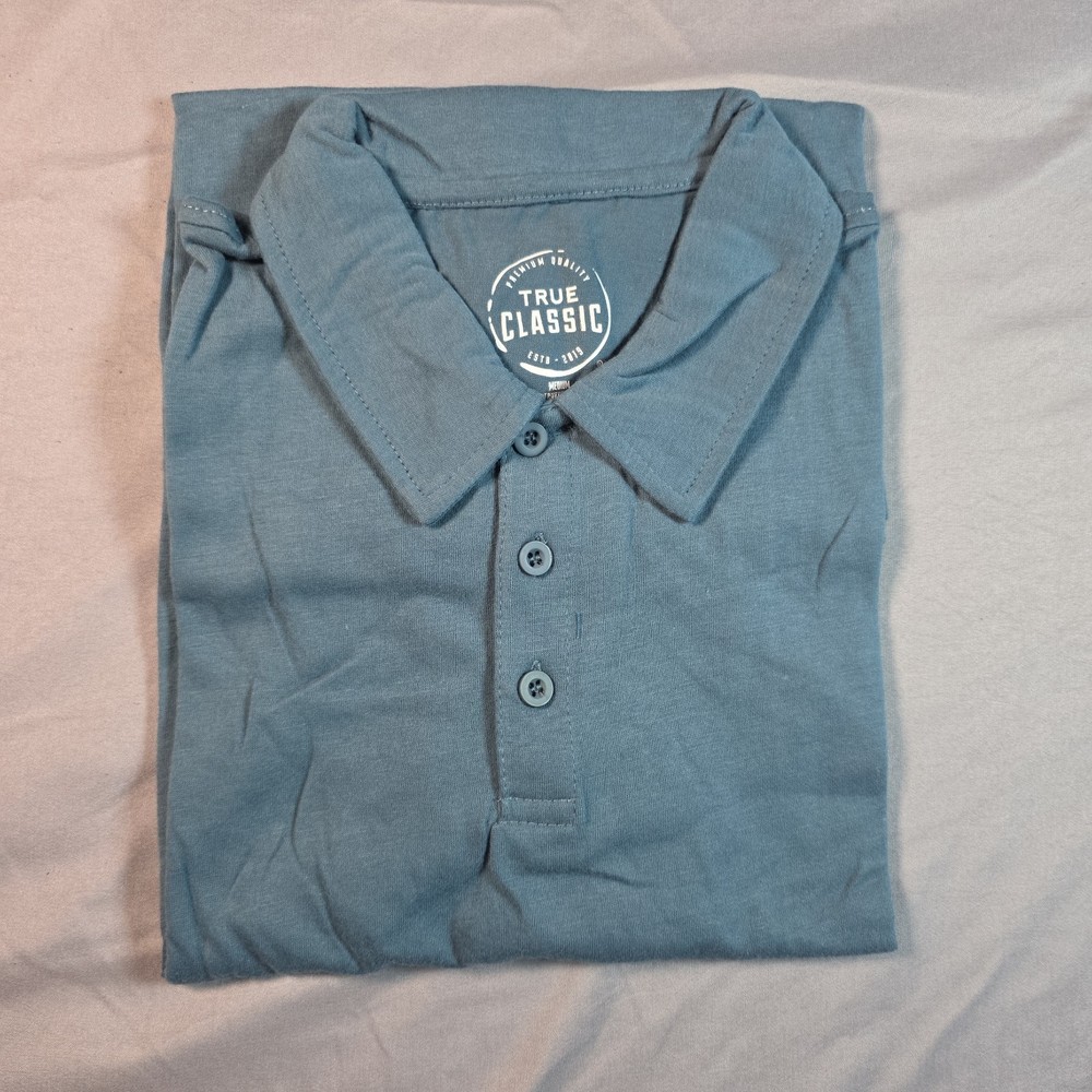 True Classic Medium Polo Turquoise