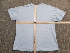 Hanes Vintage 70s Hawaii T-shirt Adult Boxy XL Powder Blue Surfer Beach Maui