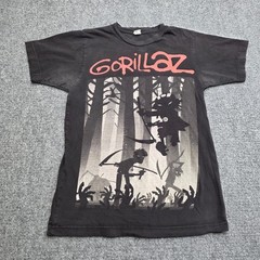 Men’s Gorillaz XS Vintage 2011 Zombie Forest Shirt Black Live Nation Band Tee