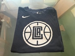 NIKE TEE SHIR (SLEEVELESS) FOR MEN. ( BLACK / WHITE ) SIZE – XXL. L.A.CLIPPERS.