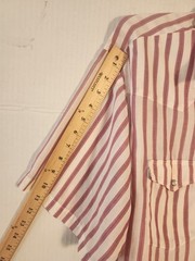 American Hero Authentic Premium Quality Red White Pearl Snap Shirt Mens XL