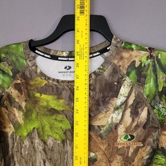 Mossy Oak Men’s T-Shirt M (38-40) Camo Polyester Spandex Moisture-Wicking