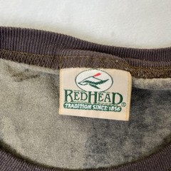 Vintage RedHead Long Sleeve T-Shirt Mens 2XL Realtree Hardwoods Camo Hunting