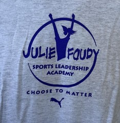 Anvil Men’s Puma Julie Foudy Sports Leadership Academy Gray Shirt Size Large